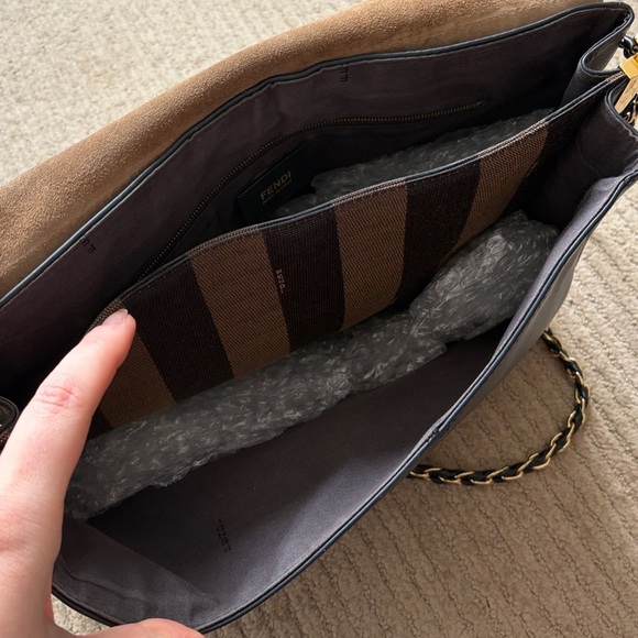 Fendi Leather Shoulder Bag - Authentic - Picture 10 of 15